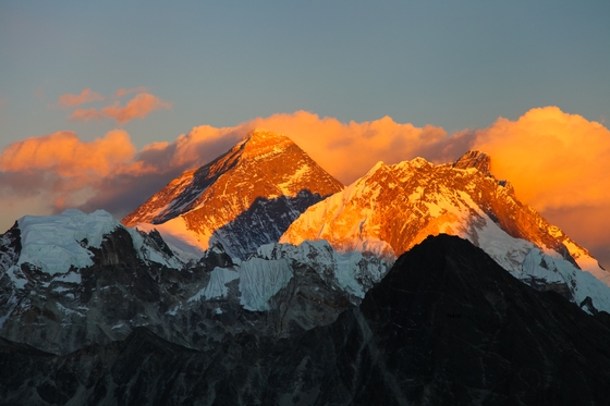 The Himalayan mountain range