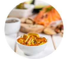 Fish oil and salmon